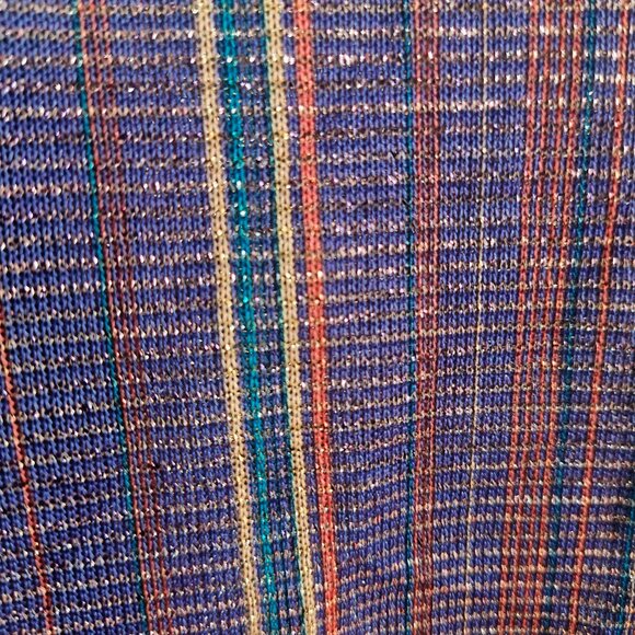 Vintage Metallic Stripes Shirt - Picture 2 of 7